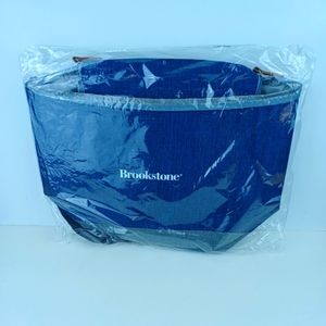 Brookstone Cooler Backpack Insulated Zipper Closure Bag